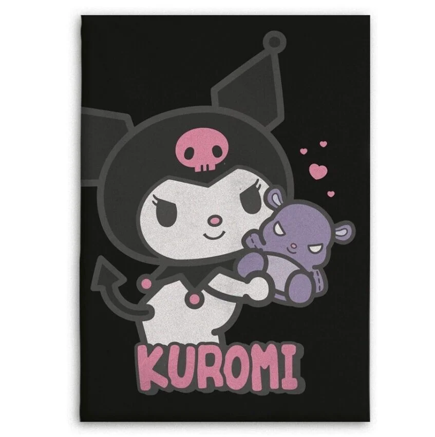 Φωτογραφία προϊόντος: Aymax Κουβερτάκι Hello Kitty - Kuromi - Flanel Blanket 110*150cm AYM-008HKUR-FL
