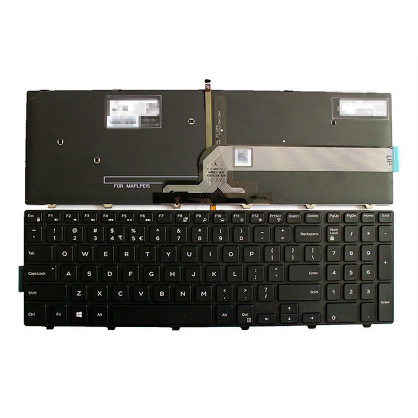 Φωτογραφία προϊόντος: OEM Πληκτρολόγιο Dell Inspiron 15-5000 Series 5542 5545 5547 – Backlight