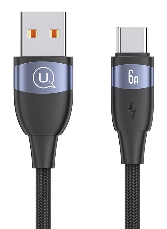 Φωτογραφία προϊόντος: USAMS καλώδιο USB-C σε USB US-SJ630, 6A, 1.2m, μαύρο