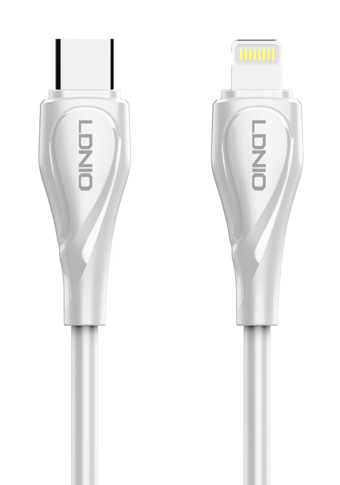 Φωτογραφία προϊόντος: LDNIO καλώδιο Lightning σε USB-C LC611I, 30W PD, 1m, λευκό