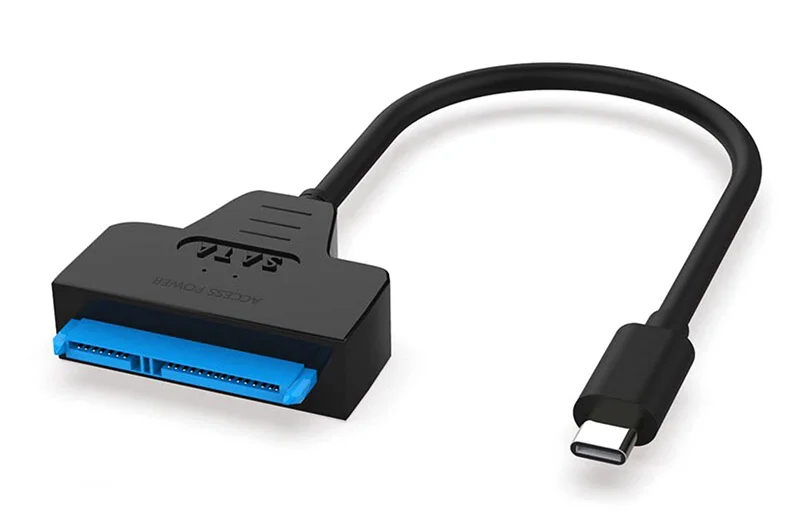 Φωτογραφία προϊόντος: POWERTECH καλώδιο USB-C σε SATA PTH-083, 6Gbps, 2.5+#34; + 3.5+#34; HDD, μαύρο