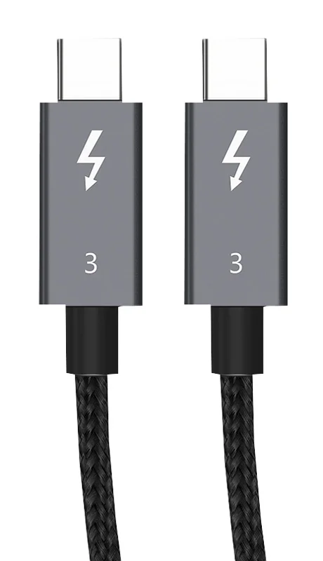 Φωτογραφία προϊόντος: CABLETIME καλώδιο USB-C CT-C160 Thunderbolt3, 100W 40Gbps, 5K, 1m, μαύρο