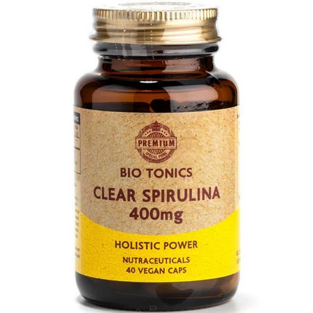 Φωτογραφία προϊόντος: Clear Spirulina 400 mg 40 veg. caps BioTonics