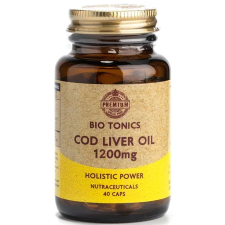 Φωτογραφία προϊόντος: Cod Liver Oil 1200 mg 40 veg. caps BioTonics