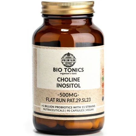 Φωτογραφία προϊόντος: Choline Inositol (Flat Run Pat.29.SL23) 500 mg 90 veg. caps BioTonics
