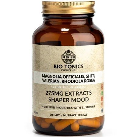 Φωτογραφία προϊόντος: Magnolia Officialis, 5HTP, Valerian, Rhodiola Rosea (Shaper Mood) 275 mg 90 caps BioTonics