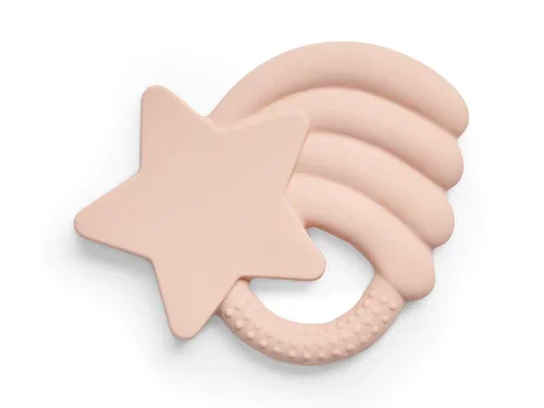 Φωτογραφία προϊόντος: Jollein Μασητικό Falling Star 0+m - Pale Pink 101-001-00090