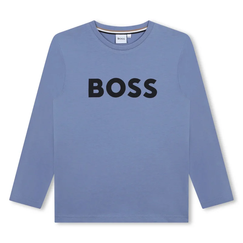 Φωτογραφία προϊόντος: Μπλούζα παιδική Boss C-neck Blue Logo
