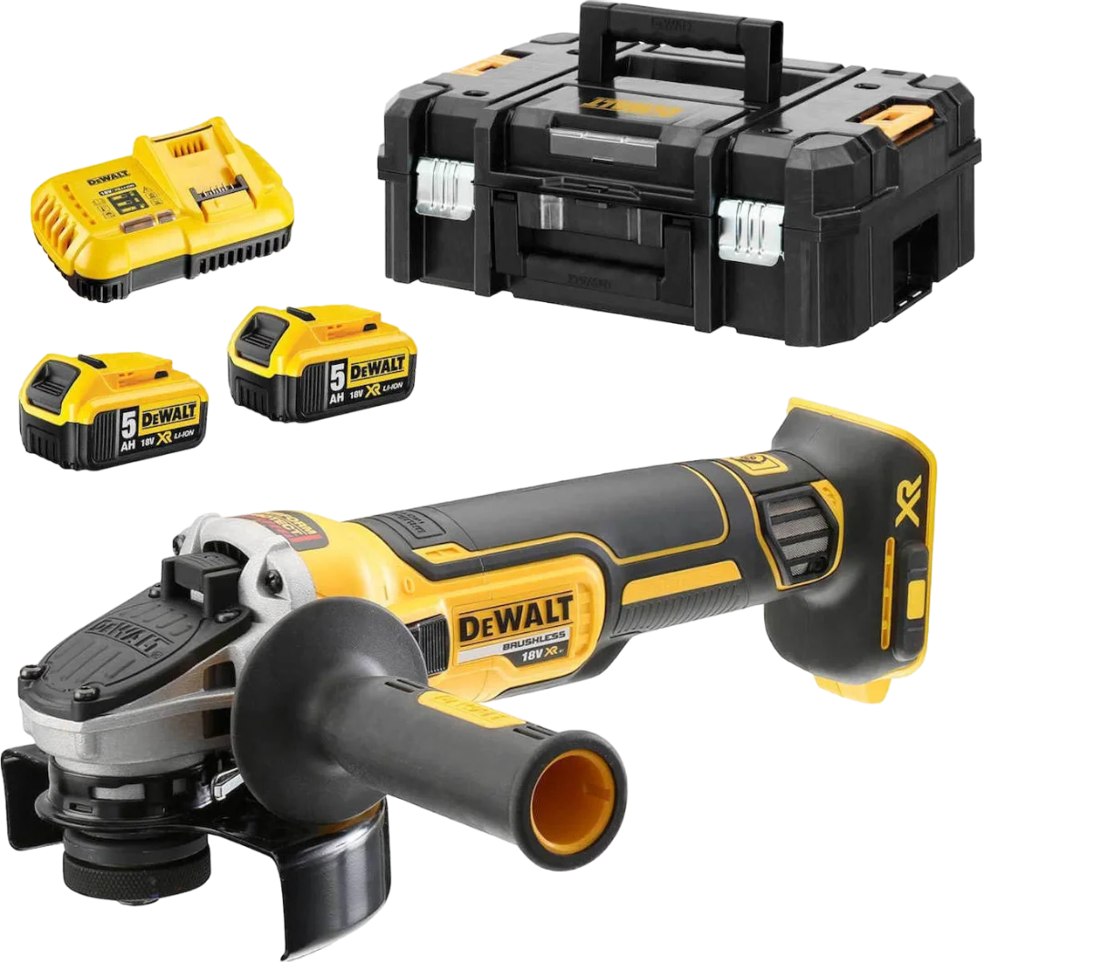 Φωτογραφία προϊόντος: Dewalt DCG405P2 Τροχός 125mm Μπαταρίας 2x5Ah