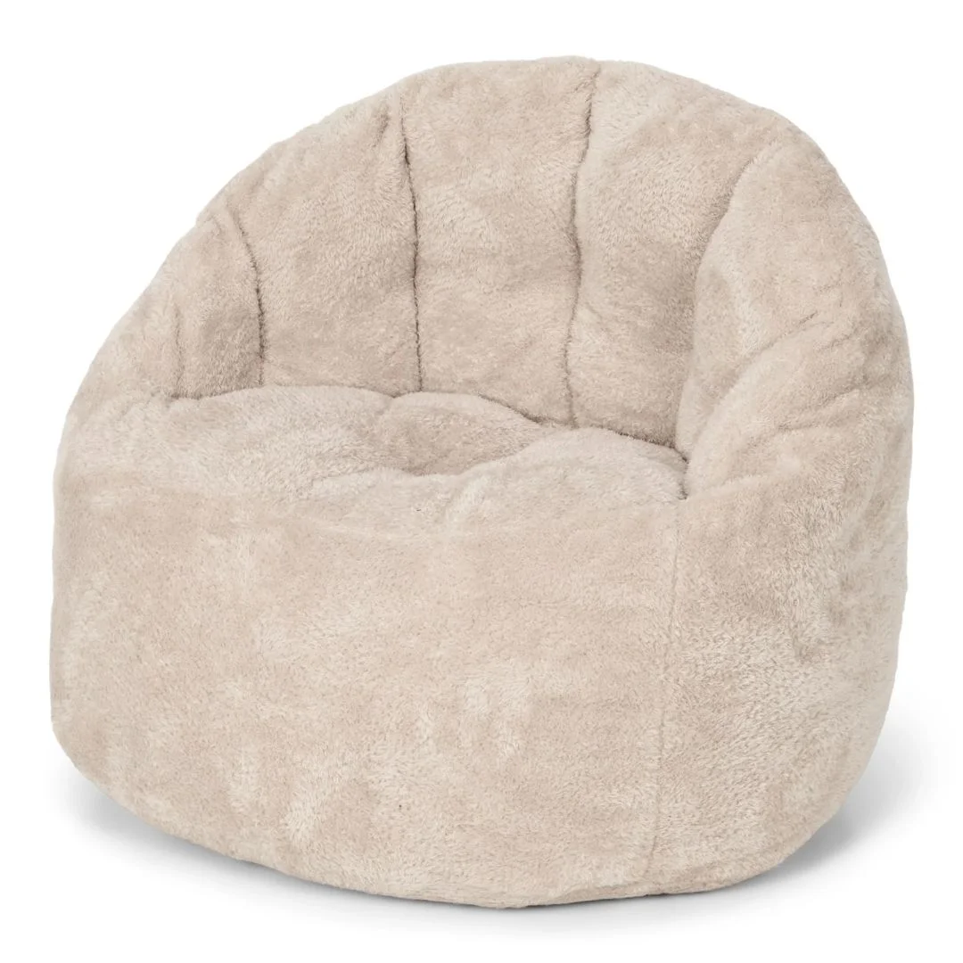 Φωτογραφία προϊόντος: LD8040.BEIGE Little Dutch Υφασμάτινη παιδική πολυθρόνα-πουφ Teddy - μπεζ