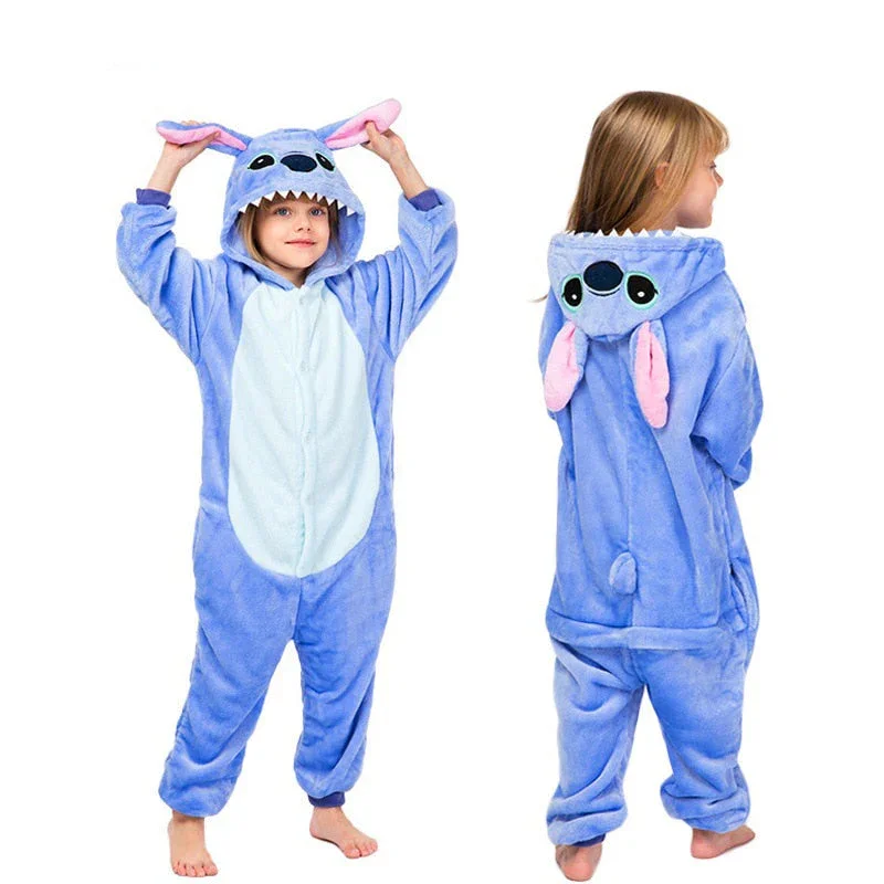 Φωτογραφία προϊόντος: Giggles and Co. Giggles P91 Παιδική Unisex Στολή - Πιτζάμα Stitch Γαλάζια