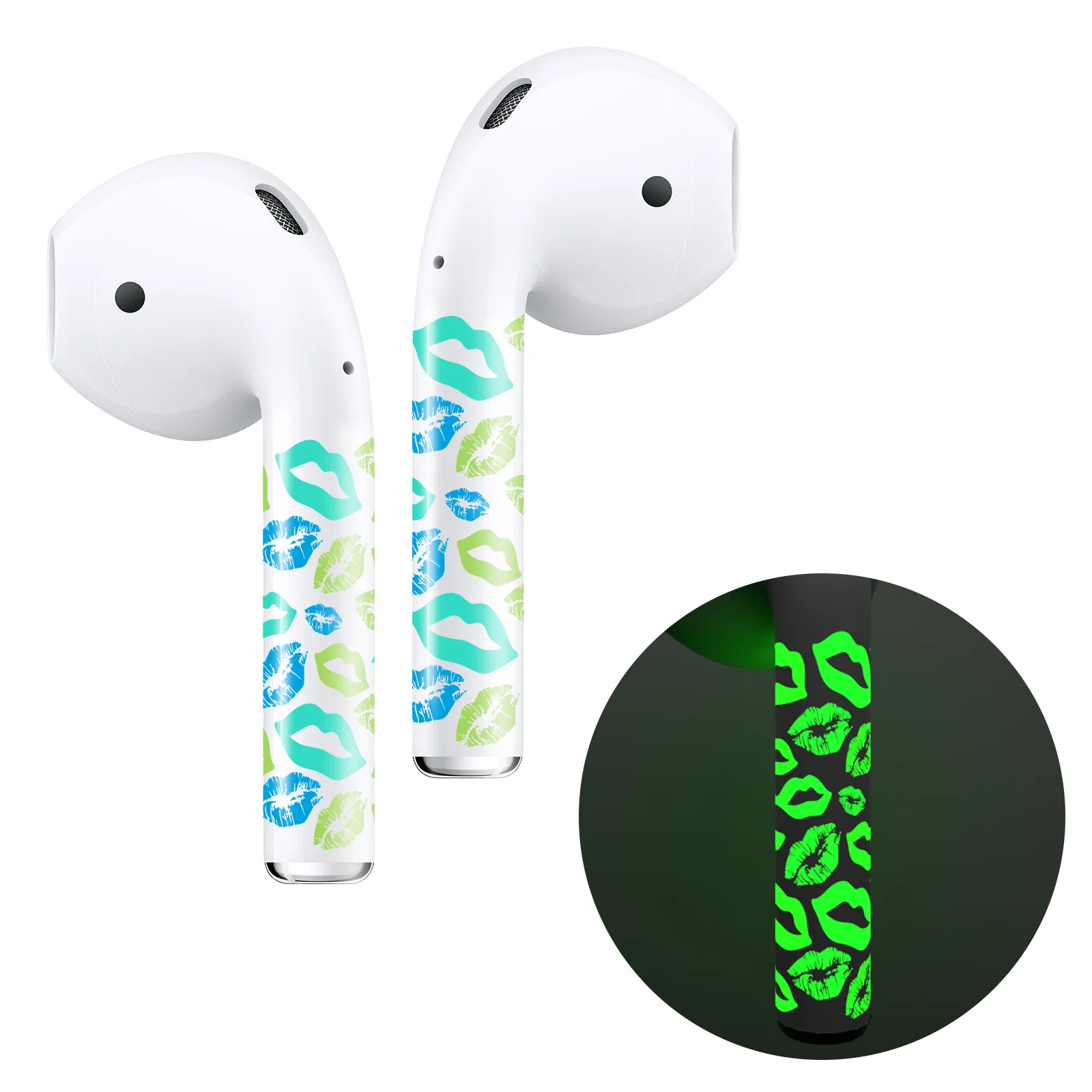 Φωτογραφία προϊόντος: RockMax Αυτοκόλλητα Glow Art Skin για AirPods 1/2 111AP2YG