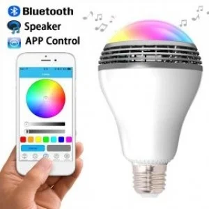 Φωτογραφία προϊόντος: OEM LED Λάμπα RGB Που Αλλάζει Χρώματα Με Ενσωματωμένο Ηχείο Bluetooth
