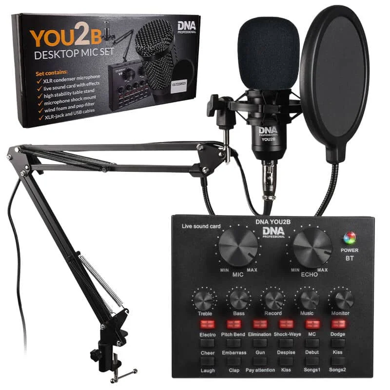 Φωτογραφία προϊόντος: DNA YOU2B microphone audio interface stand cabling set