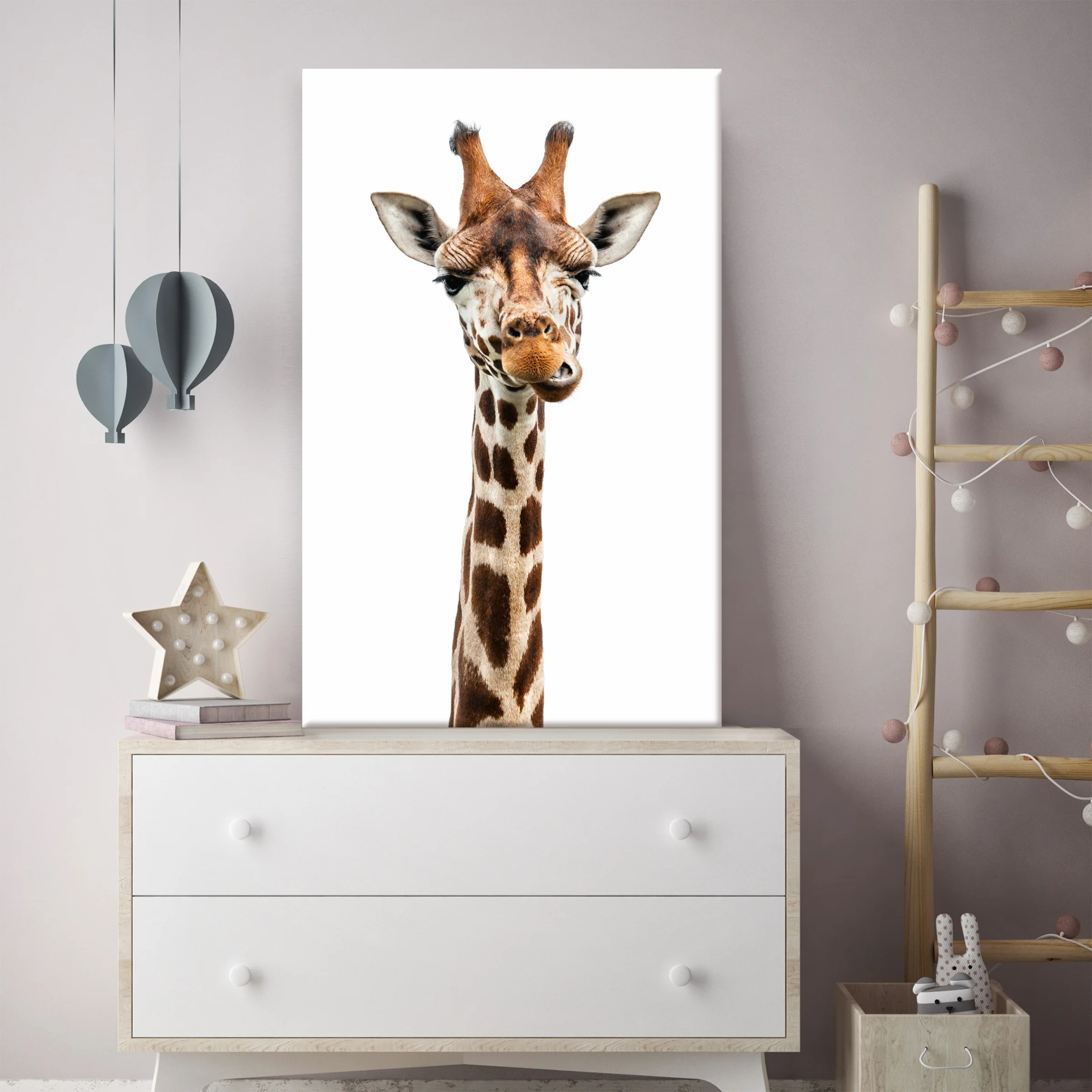 Φωτογραφία προϊόντος: Πίνακας Σε Καμβά - Expression Of Giraffe