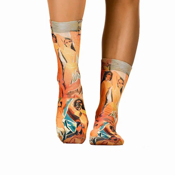 Φωτογραφία προϊόντος: Wigglesteps Picasso Girls of Avignon Lady Sock Μπέζ
