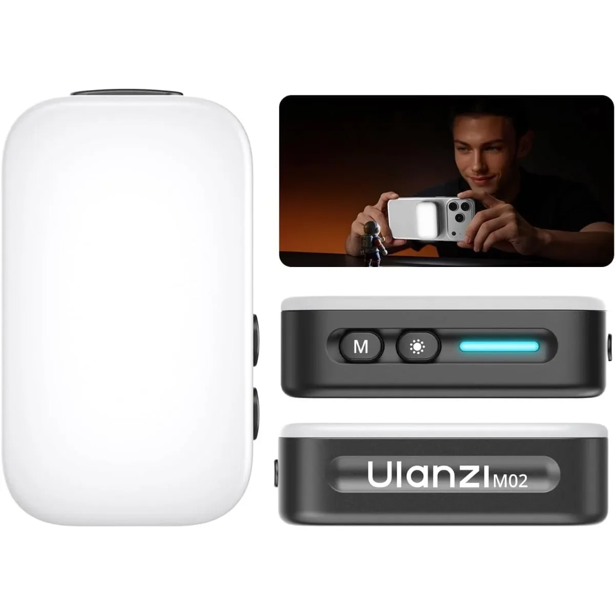Φωτογραφία προϊόντος: GR Ulanzi M02 Portable Mini Flashlight for Phone έως 12 άτοκες δόσεις ή 24 δόσεις