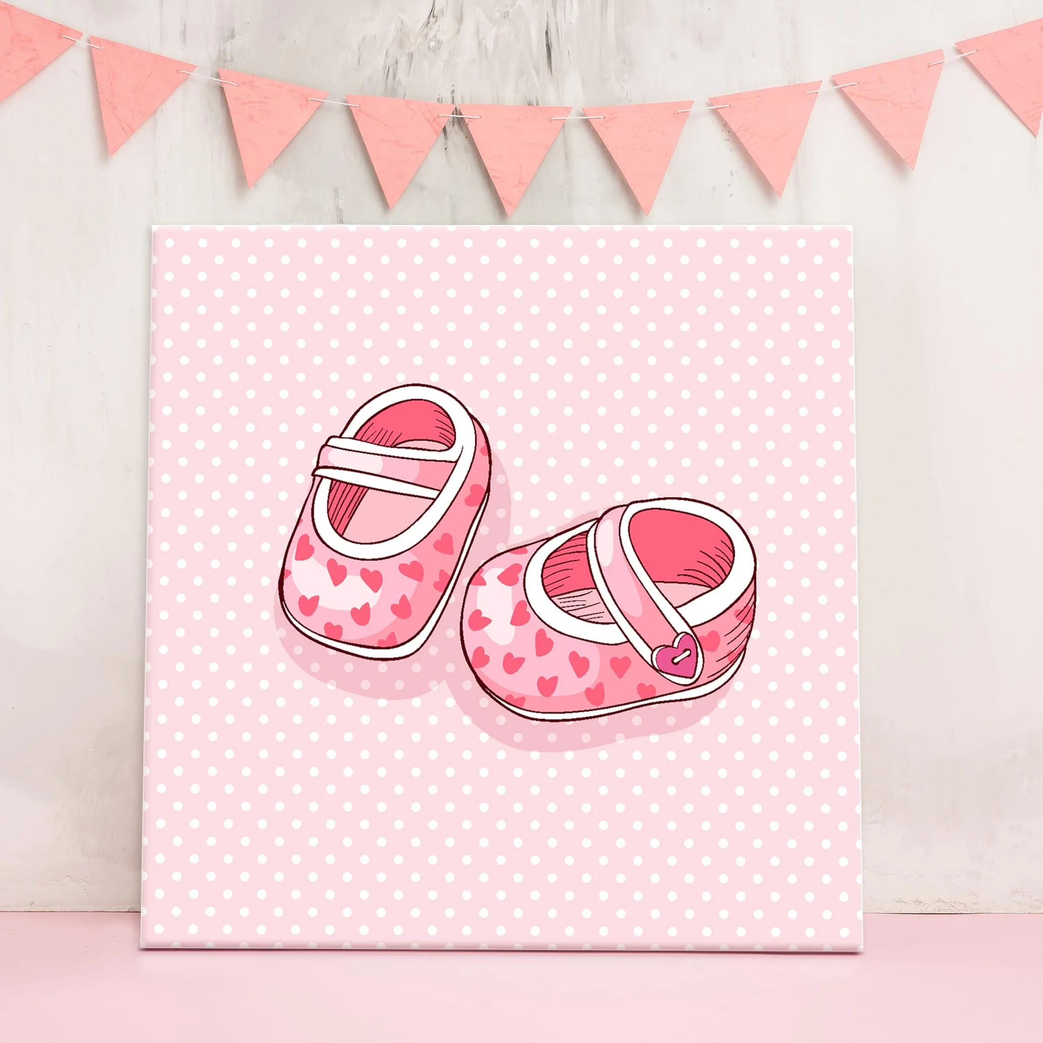 Φωτογραφία προϊόντος: Πίνακας Σε Καμβά - Baby Girl Shoes
