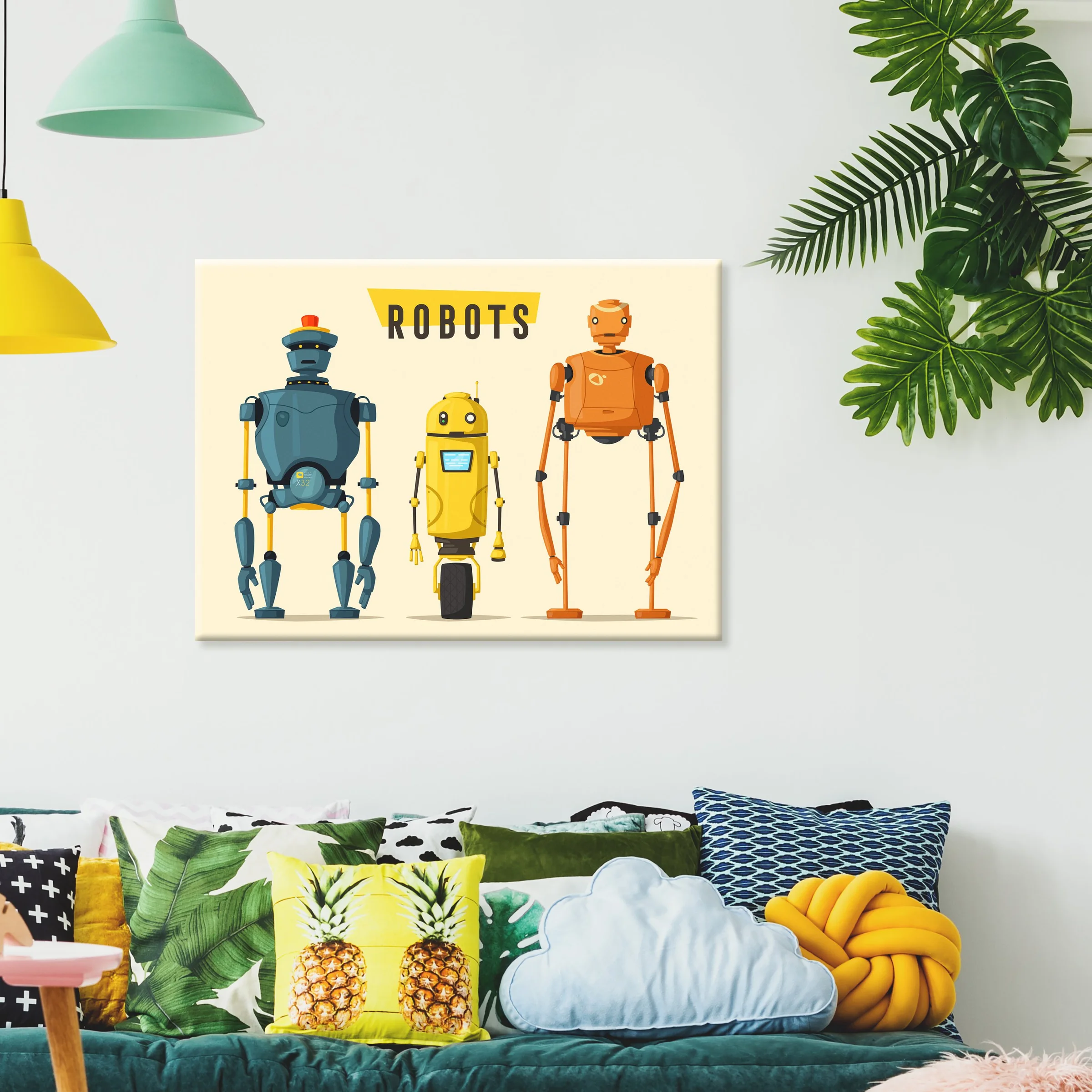Φωτογραφία προϊόντος: Πίνακας Σε Καμβά - Robots