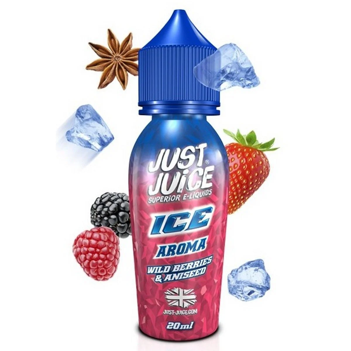 Φωτογραφία προϊόντος: Just Juice Ice Flavour Shot Wild Berries + Anissed 20ml/60ml