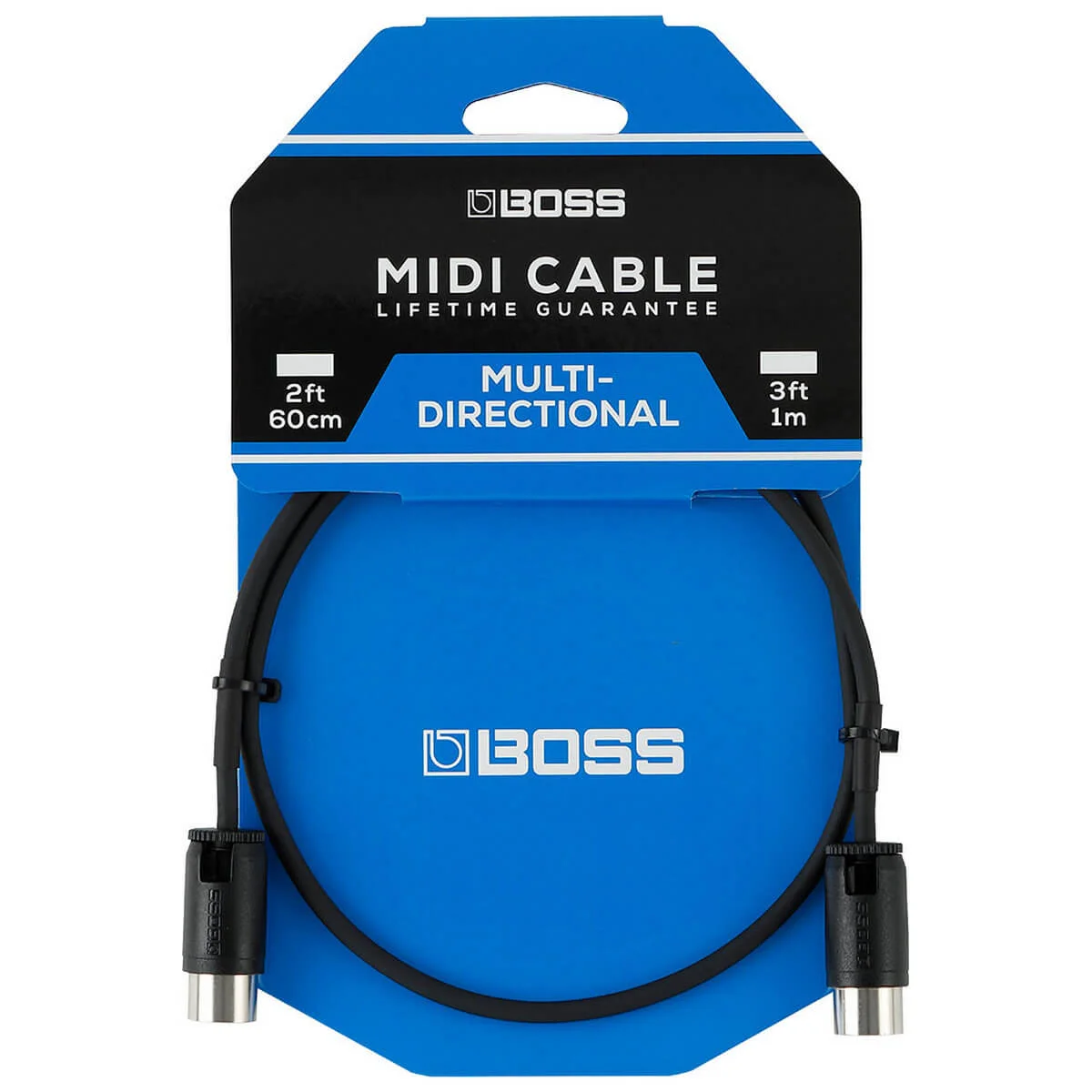 Φωτογραφία προϊόντος: Boss BMIDI-PB1 Καλώδιο Midi - Midi Μαύρο 0,30m