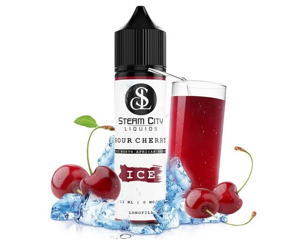 Φωτογραφία προϊόντος: Steam City Flavour Shot Sour Cherry 12ml/ 60ml
