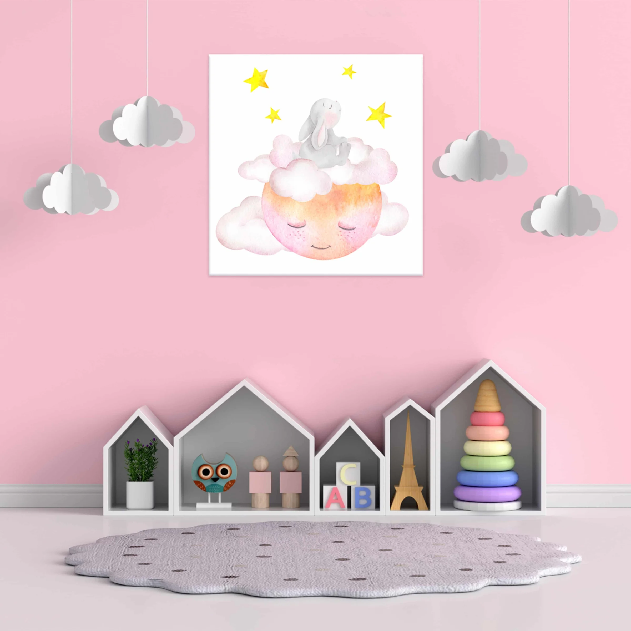 Φωτογραφία προϊόντος: Πίνακας Σε Καμβά - Let s Dream Bunny