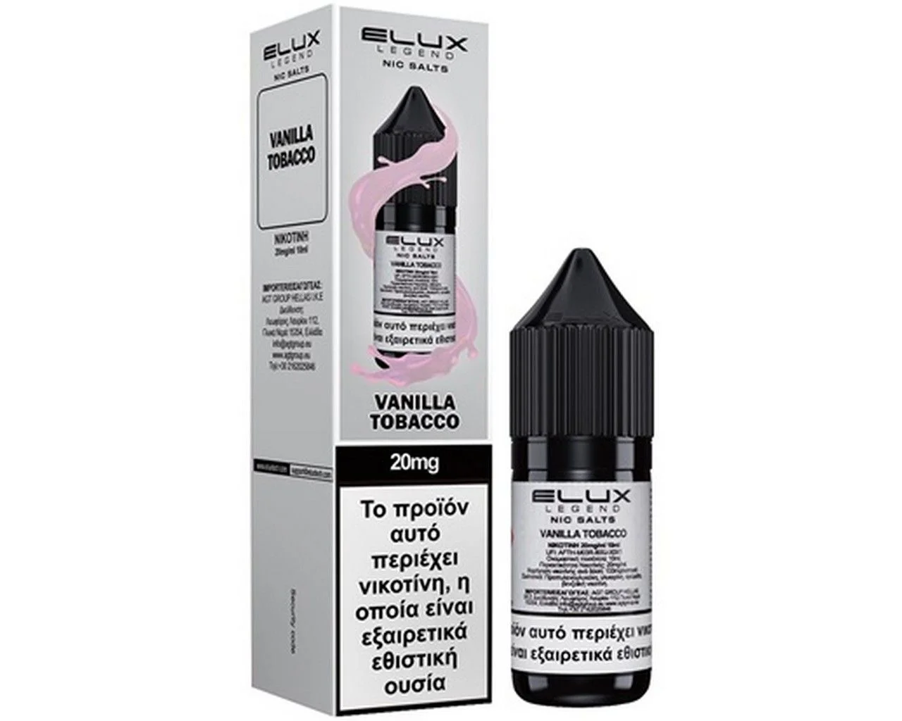 Φωτογραφία προϊόντος: Elux Legend Nic Salts Vanilla Tobacco 10ml | 20mg