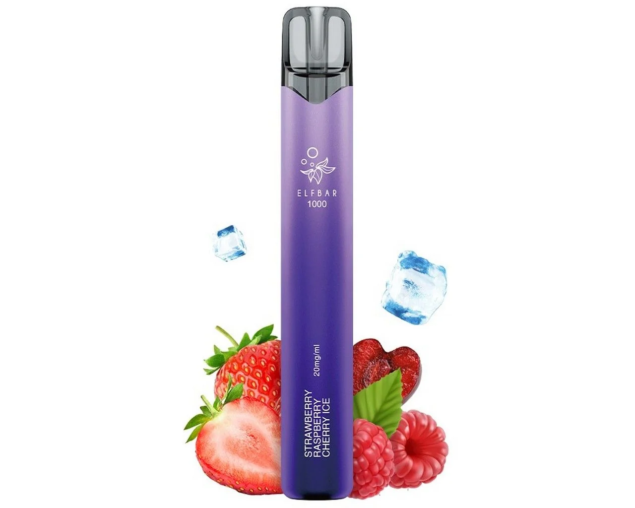 Φωτογραφία προϊόντος: Elf Bar 1000 Disposable Strawberry Raspberry Cherry Ice 2ml | 20mg