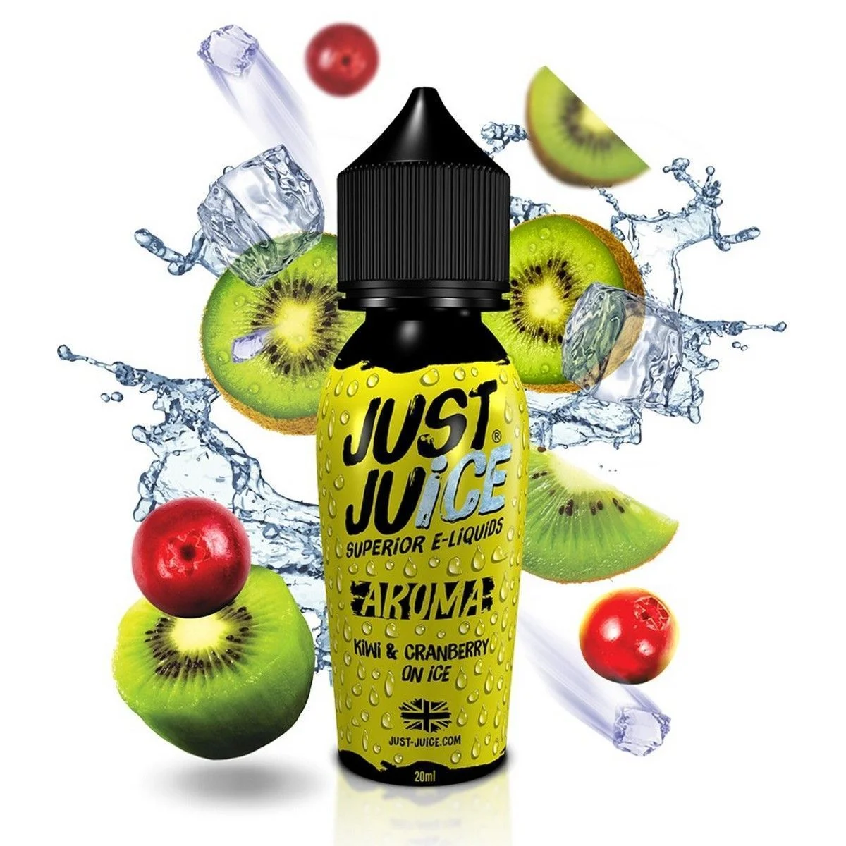 Φωτογραφία προϊόντος: Just Juice Flavour Shot Kiwi Cranberry On Ice 20ml/60ml