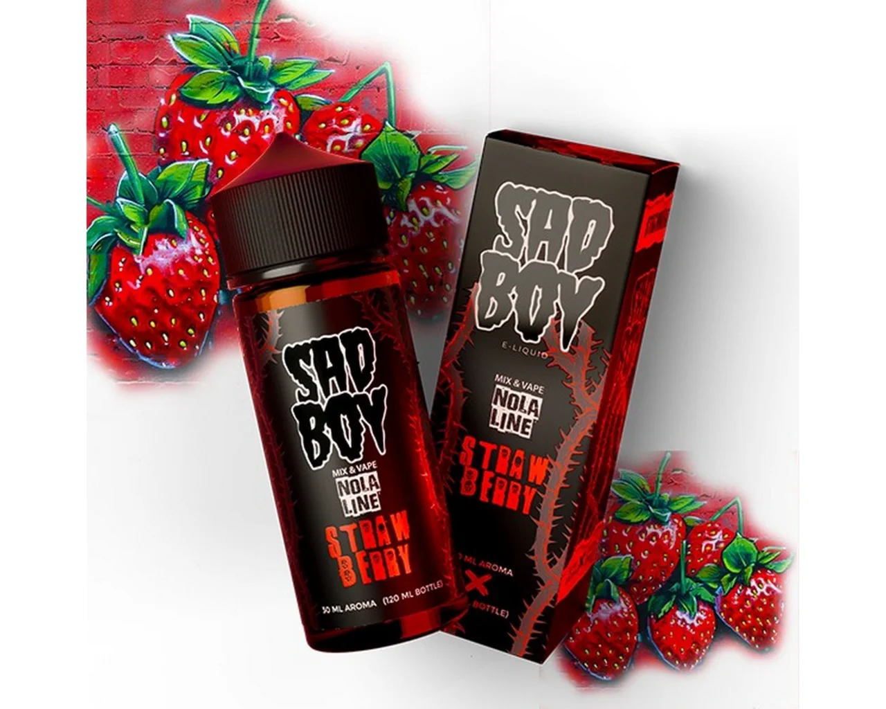 Φωτογραφία προϊόντος: Sadboy Strawberry Nola Flavor Shot 30ml/120ml