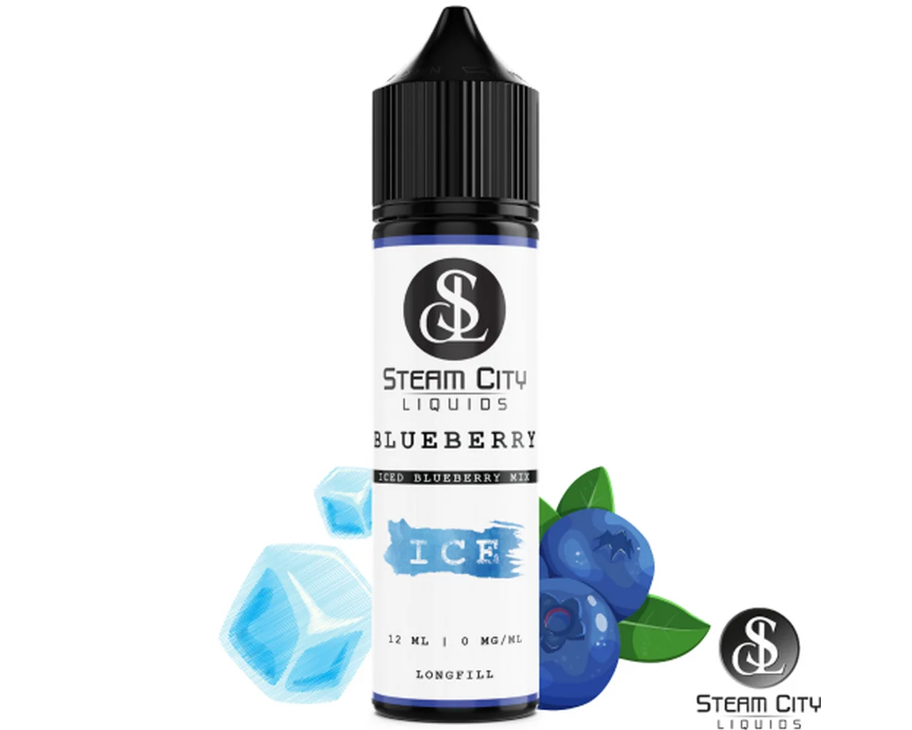 Φωτογραφία προϊόντος: Steam City Flavour Shot Blueberry ice 60ml