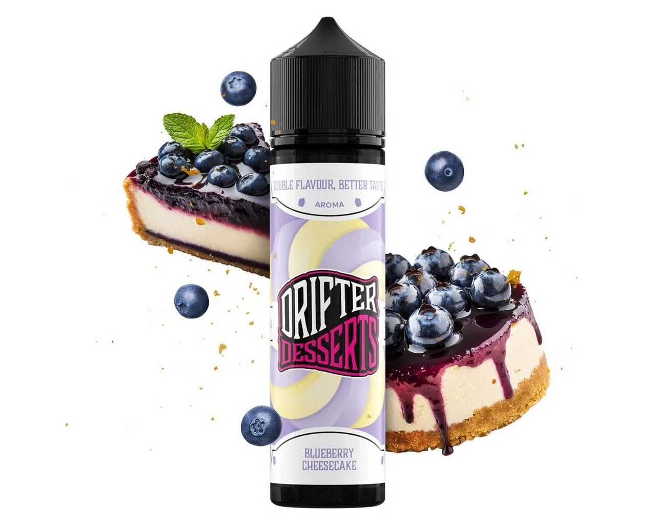 Φωτογραφία προϊόντος: Drifter Desserts Blueberry Cheesecake 12ml/60ml Flavorshot