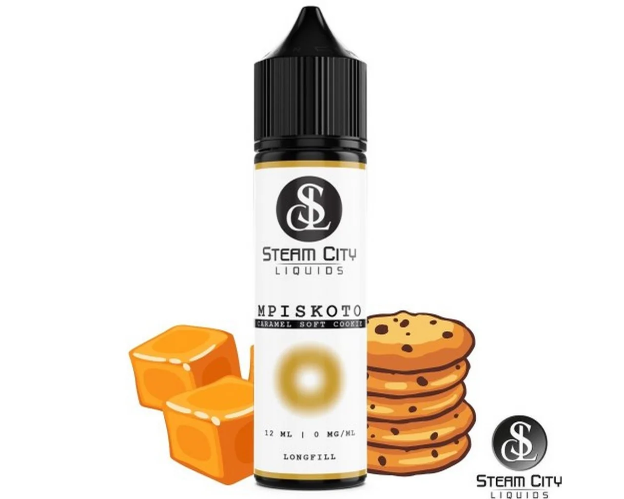 Φωτογραφία προϊόντος: Steam City Flavour Shot Mpiskoto 60ml
