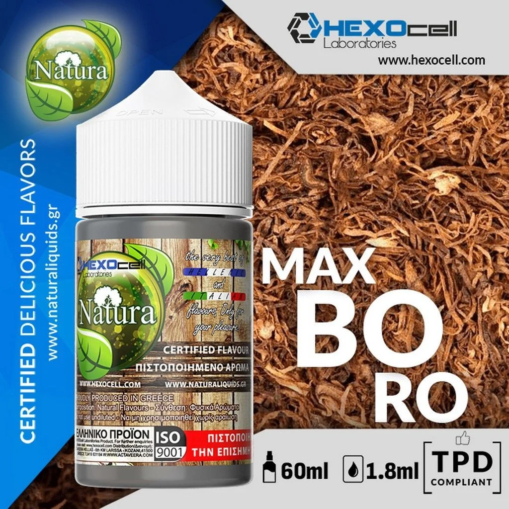 Φωτογραφία προϊόντος: Natura Hypermix Ultra Flavorshot Maxboro 1.8ml/60ml