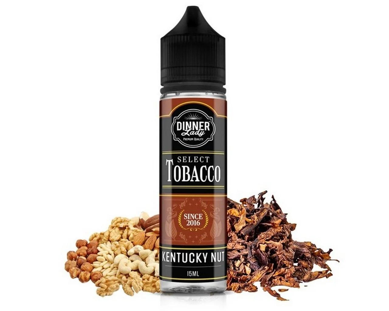 Φωτογραφία προϊόντος: Dinner Lady Select Tobacco Flavour Shot Kentucky Nut 15/60ml