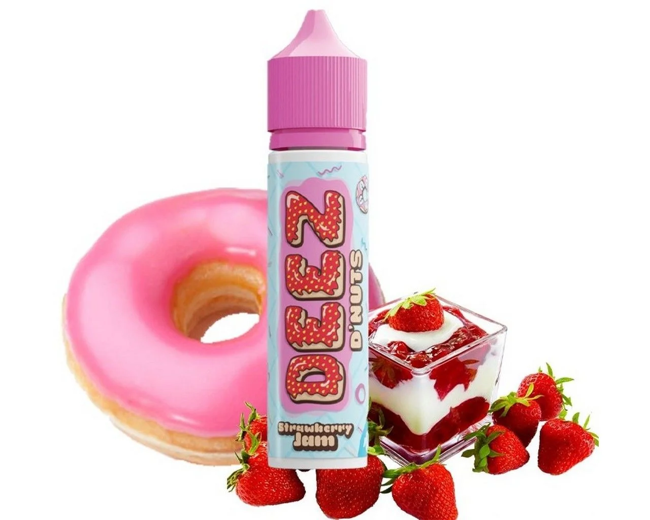 Φωτογραφία προϊόντος: Deez D’nuts Flavor Shot Strawberry Jam 10ml/60ml