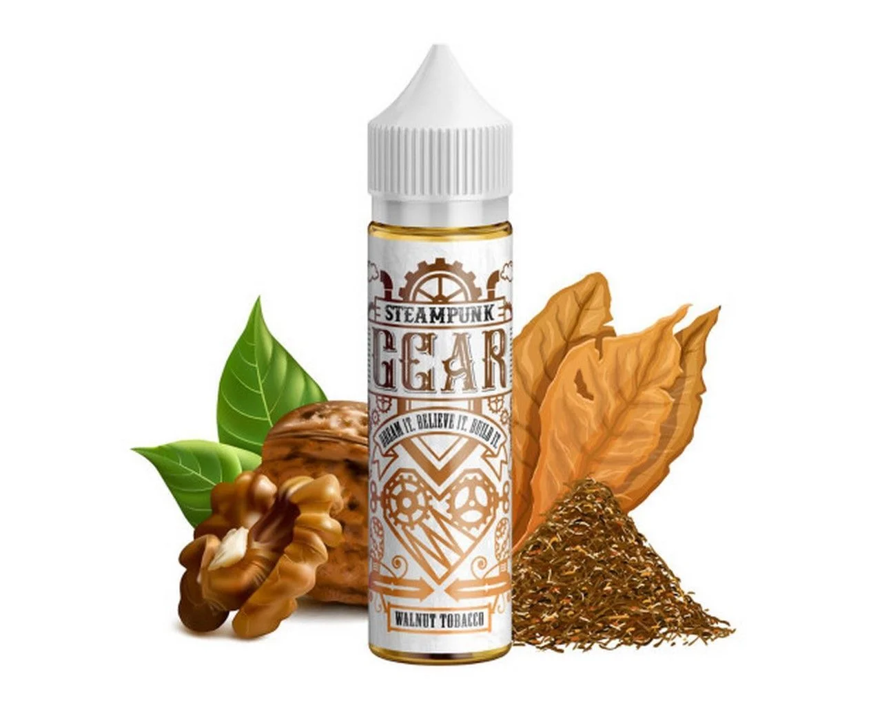 Φωτογραφία προϊόντος: Steampunk Gear Flavor Shots Walnut Tobacco 20ml/60ml