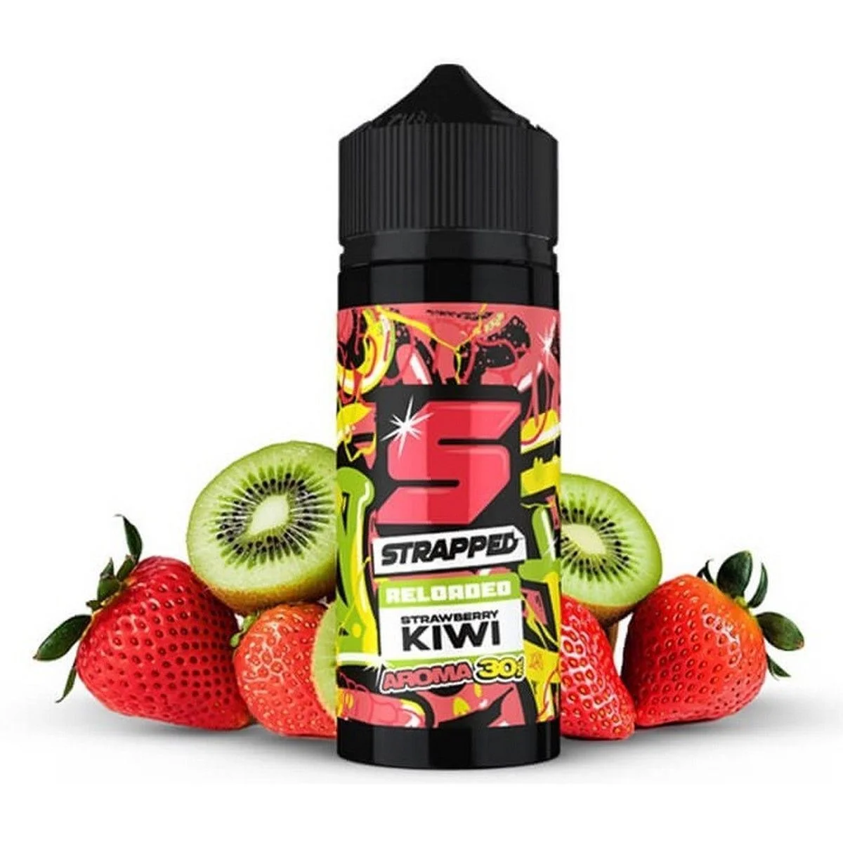 Φωτογραφία προϊόντος: Strapped Reloaded Flavor Shot Strawberry Kiwi 30ml/120ml