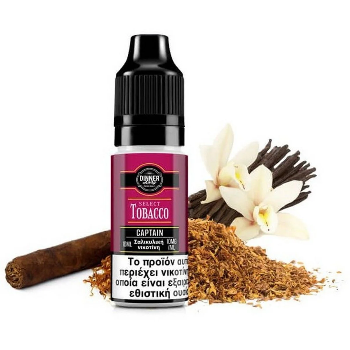 Φωτογραφία προϊόντος: Dinner Lady Select Tobacco Bar Salts Captain 10ml
