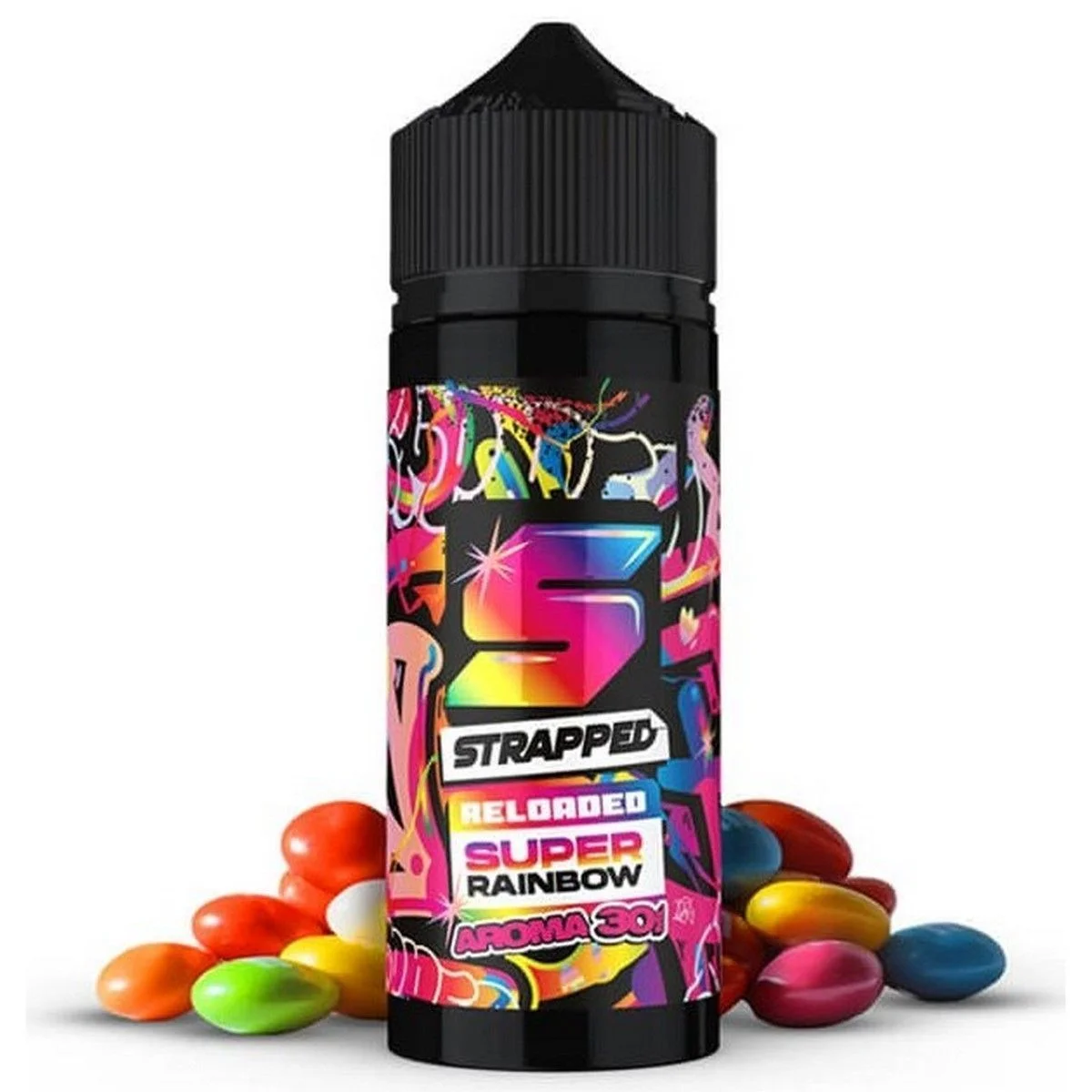 Φωτογραφία προϊόντος: Strapped Reloaded Flavor Shot Super Rainbow 30ml/120ml