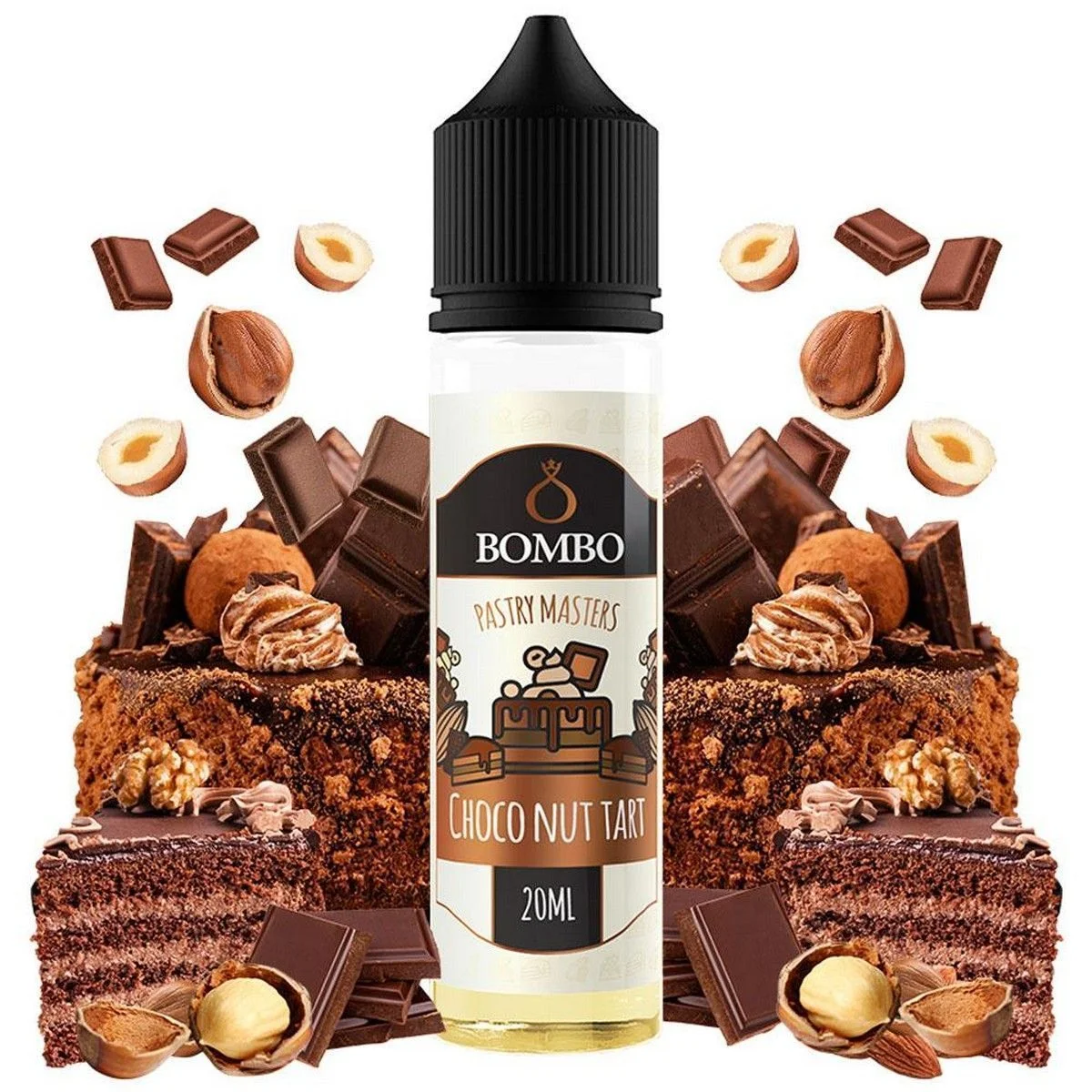 Φωτογραφία προϊόντος: Bombo Pastry Masters Flavor Shot Choco Nut Tart 20ml/60ml