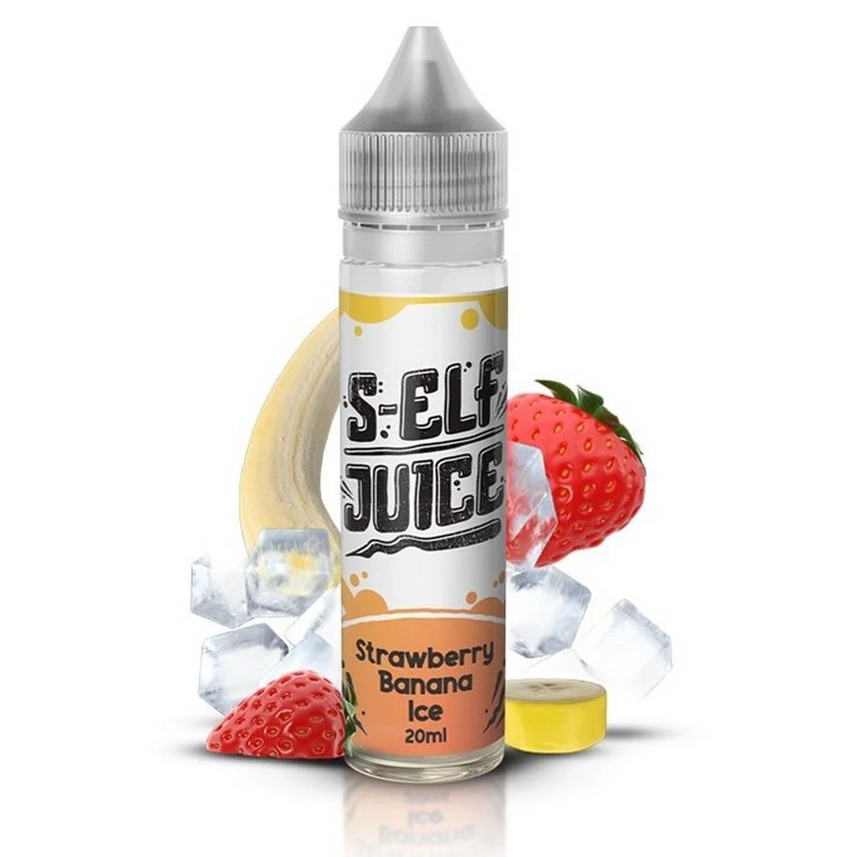 Φωτογραφία προϊόντος: S-Elf Juice Flavour Shot Strawberry + Banana Ice 20ml/60ml