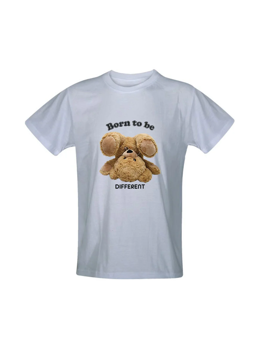 Φωτογραφία προϊόντος: BORN TO BE DIFFERENT T-shirt 102/105 WHITE