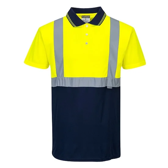 Φωτογραφία προϊόντος: Κοντομάνικο Polo HI-VIZ S479 PORTWEST Κίτρινο/Μπλε