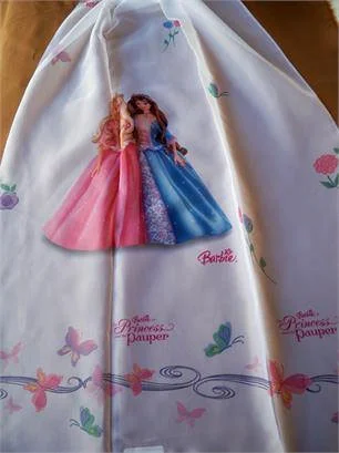 Φωτογραφία προϊόντος: VSHOME Ύφασμα Βουάλ, Licensed Girls Barbie Princess Pauper