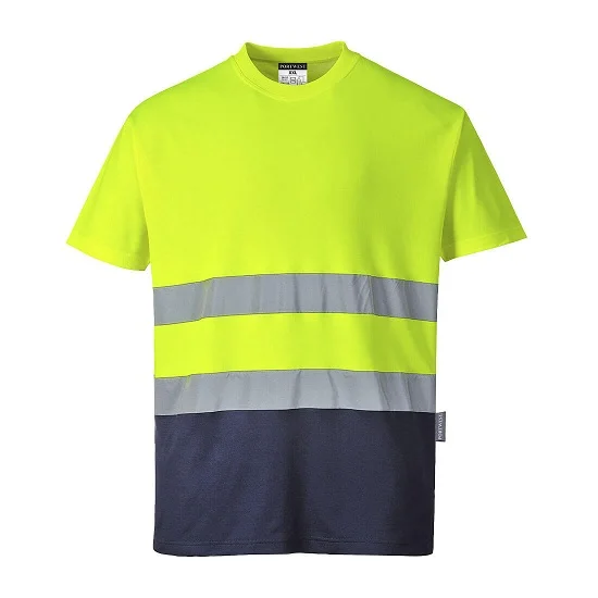 Φωτογραφία προϊόντος: T-shirt HI VIZ δίχρωμο S173 PORTWEST Κίτρινο/Μπλε