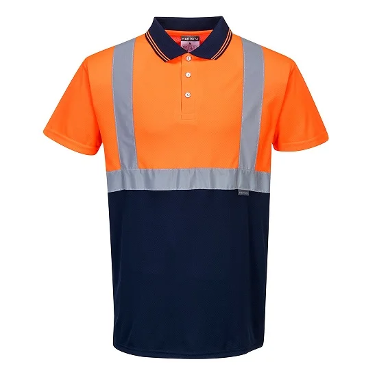 Φωτογραφία προϊόντος: Κοντομάνικο Polo HI-VIZ S479 PORTWEST Πορτοκαλί/Μπλε