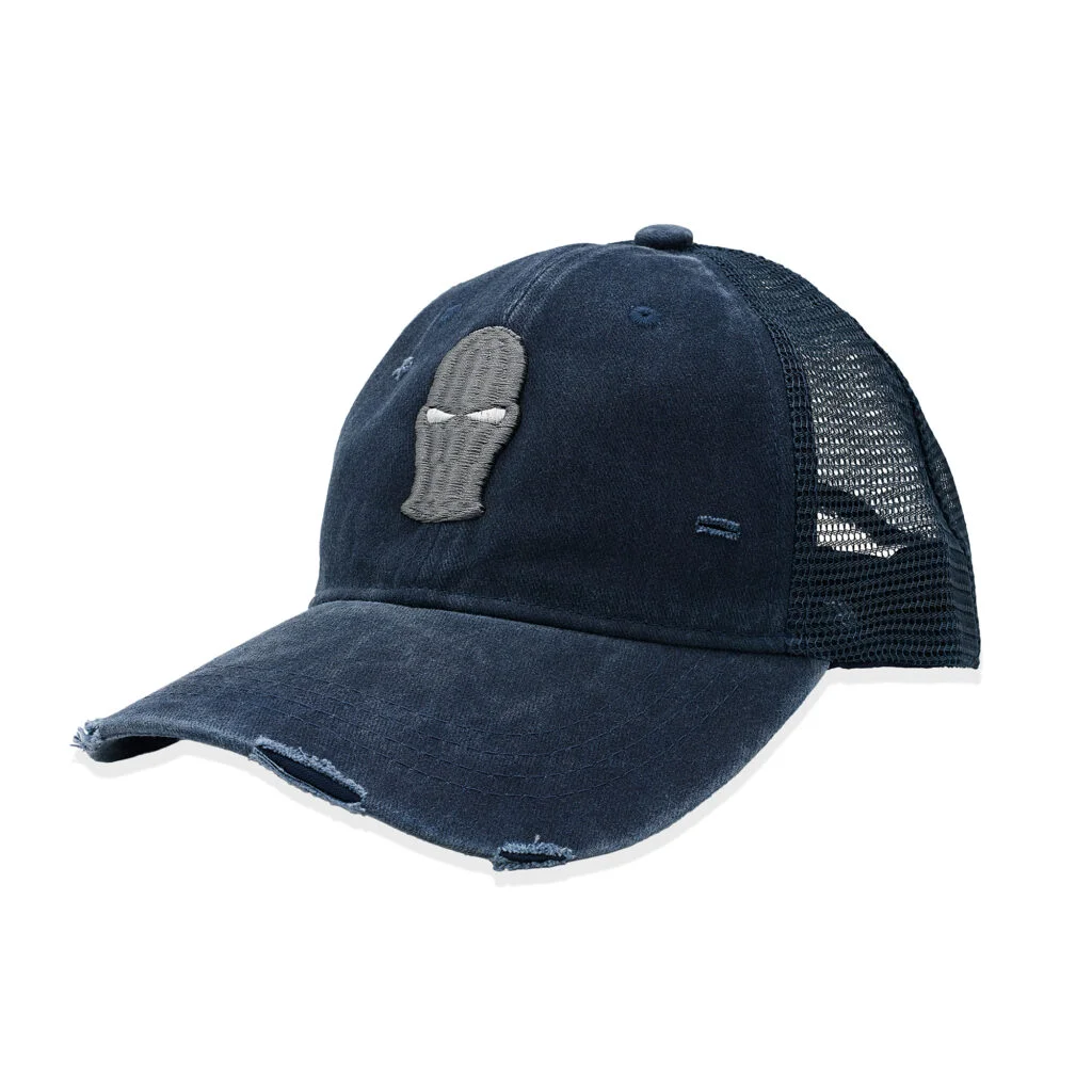 Φωτογραφία προϊόντος: Ghetto Navy Blue 3D Mask Washed Cap | 6 Panel