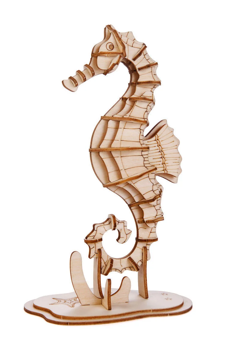 Φωτογραφία προϊόντος: ΚΑΤΑΣΚΕΥΕΣ 3D PUZZLE ΞΥΛΙΝΟ ΙΠΠΟΚΑΜΠΟΣ KIKKERLAND